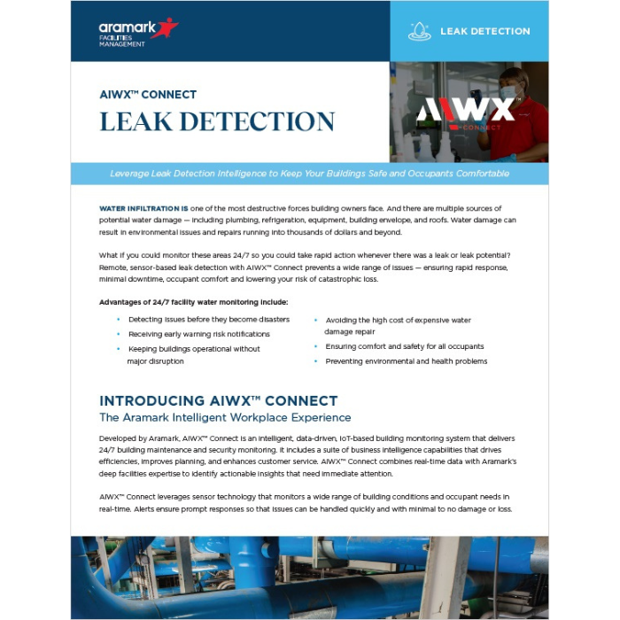 AIWX Connect Leak Detection one pager.